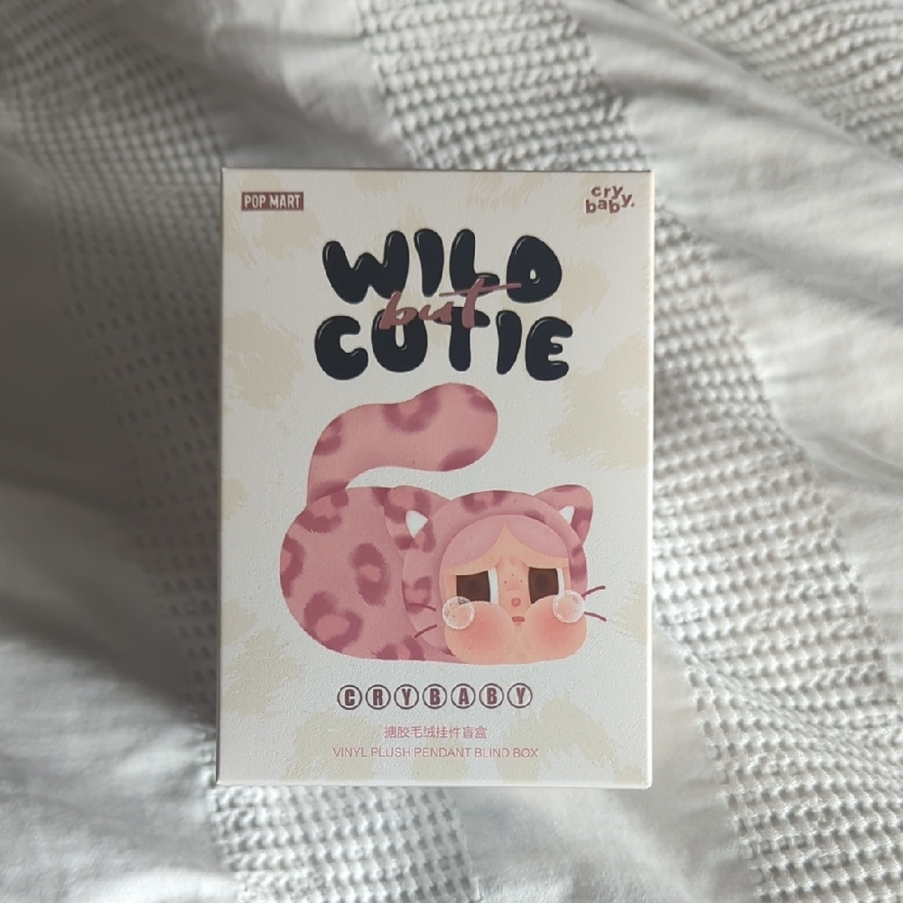 Pop Mart Pink Crybaby Plush Pendant